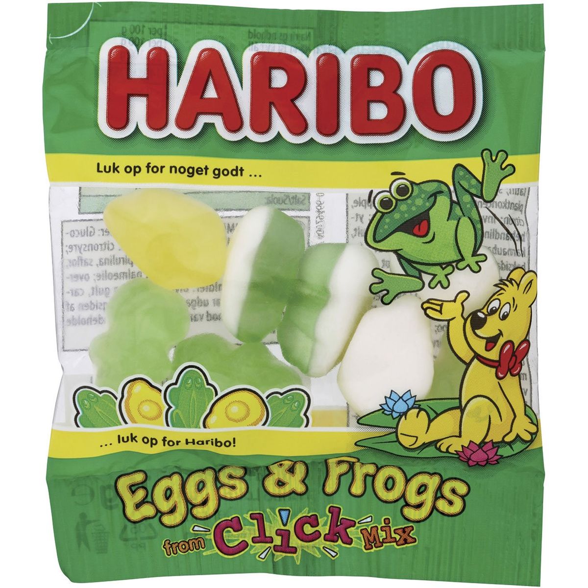 Haribo tudser og spejlæg 10g 90stk