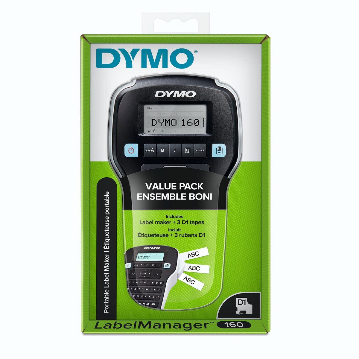 Dymo LabelManager 160 labelprinter valuepack