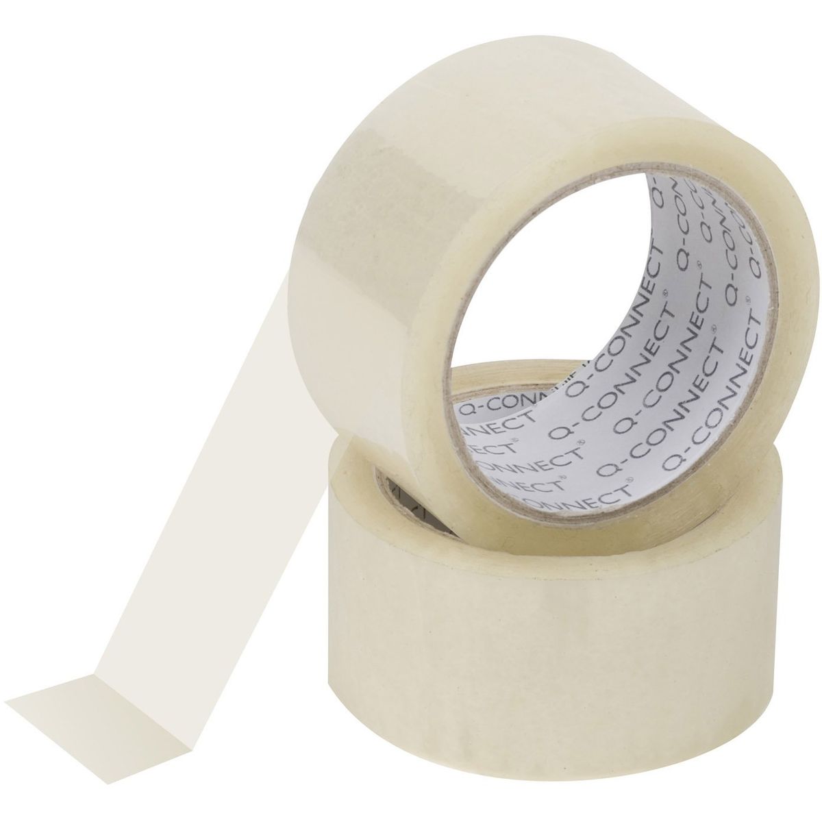 Q-connect pakketape PP acryllic 45 my klar