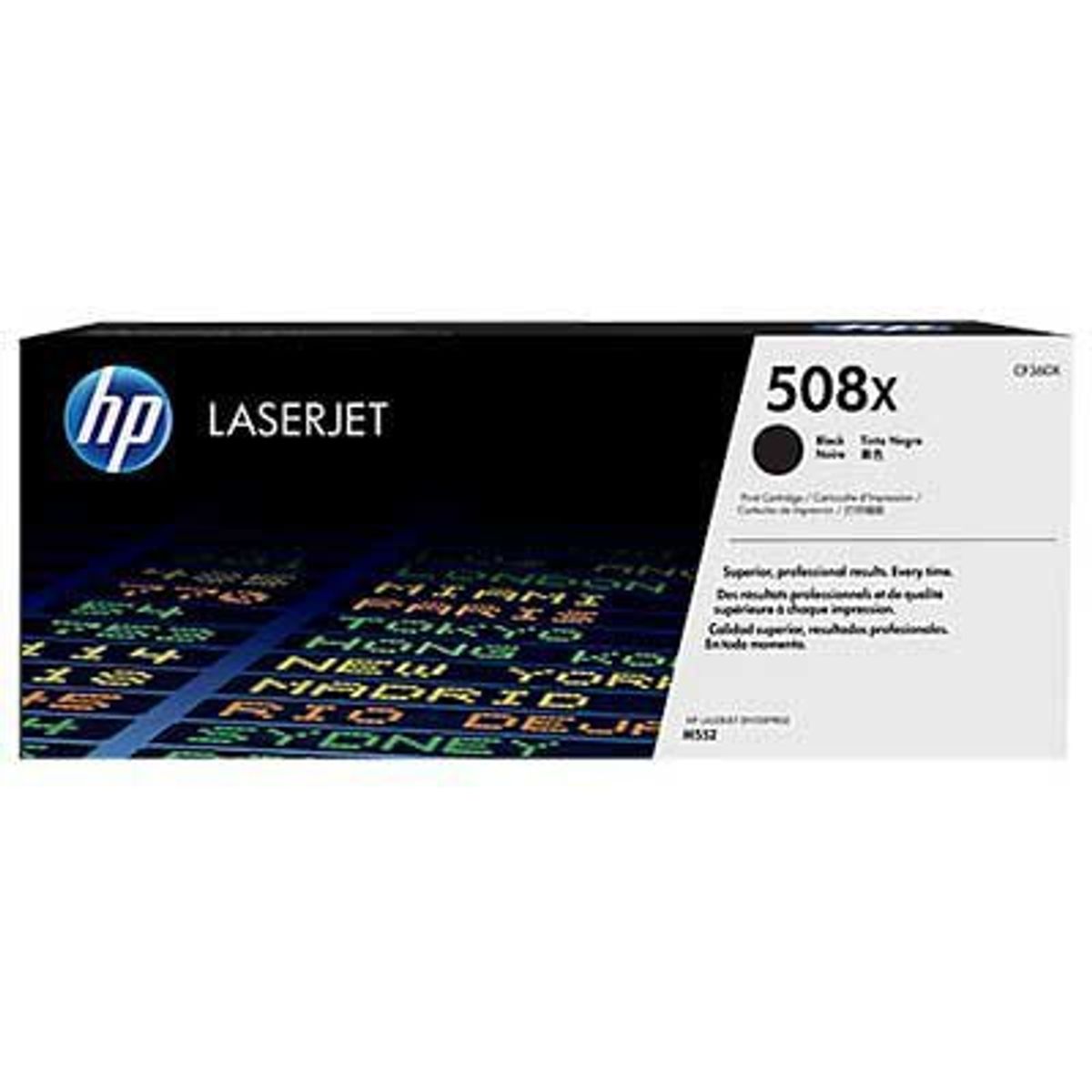 HP 508x CF360X Sort Lasertoner, 12.500 sider