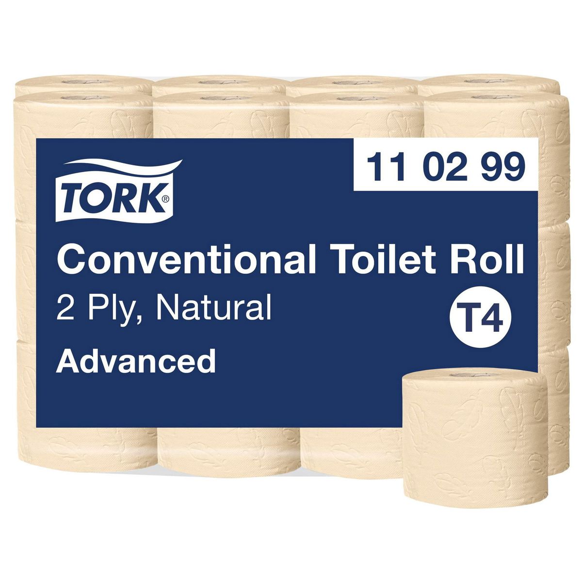 Tork 110299 Advanced toiletpapir 2-lags T4 natur 24rl