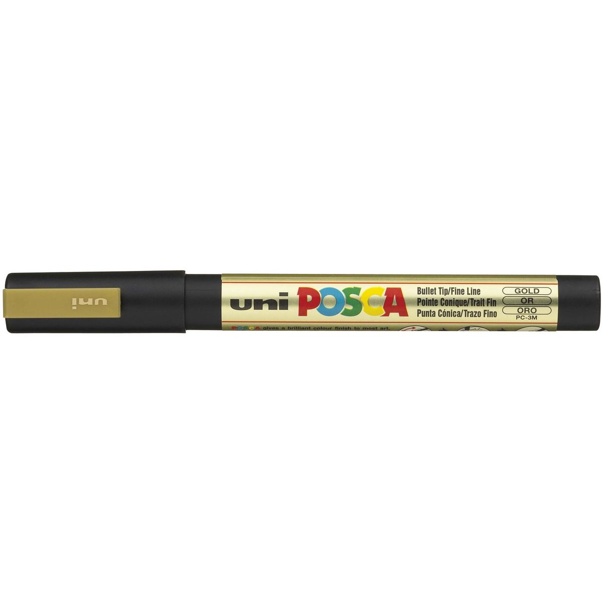 Uni Posca 3M marker 1,3mm guld