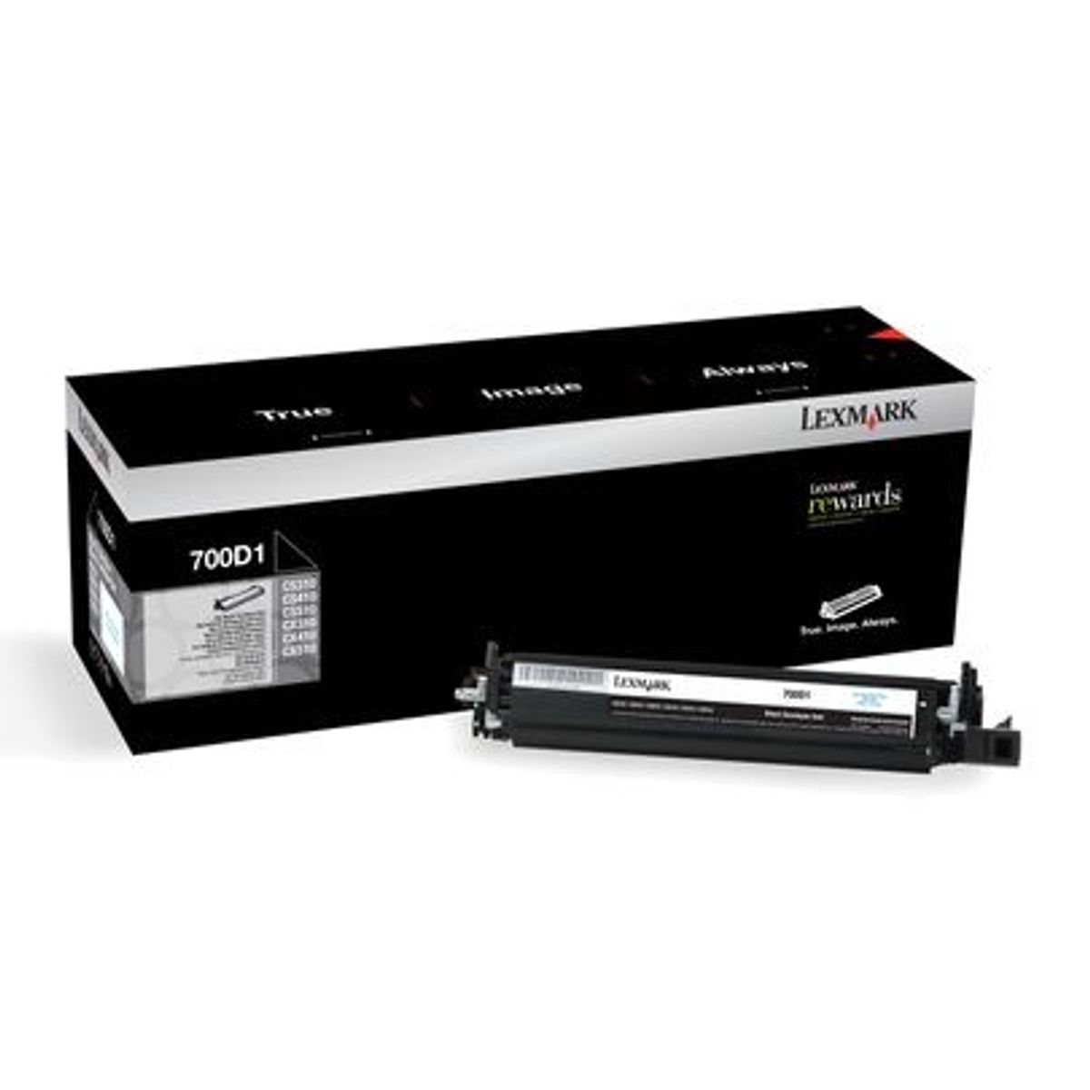 Lexmark 700D1 70C0D10 sort developer kit, 40.000 sider