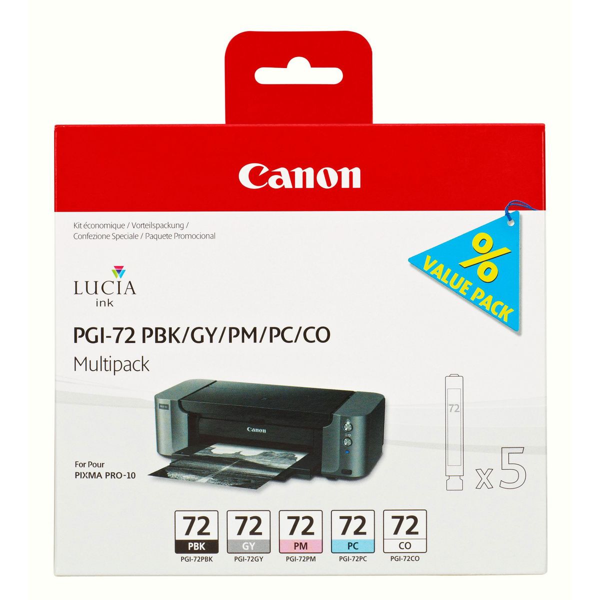 CANON PGI-72 PBK/GY/PM/PC/CO Multi Pack