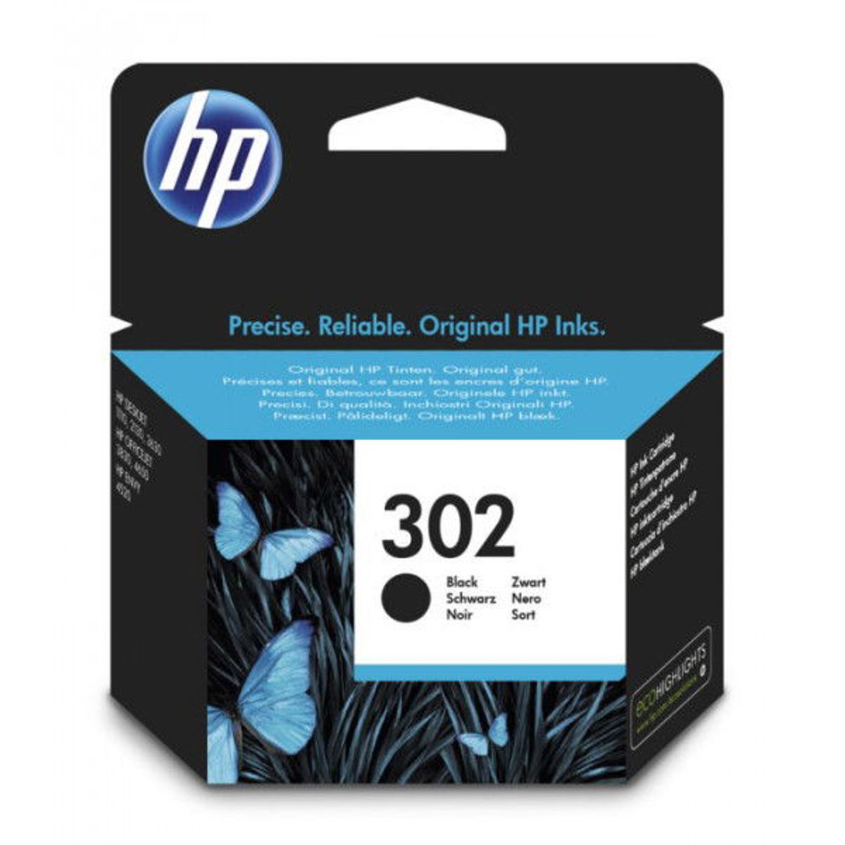 HP 302 blækpatron black