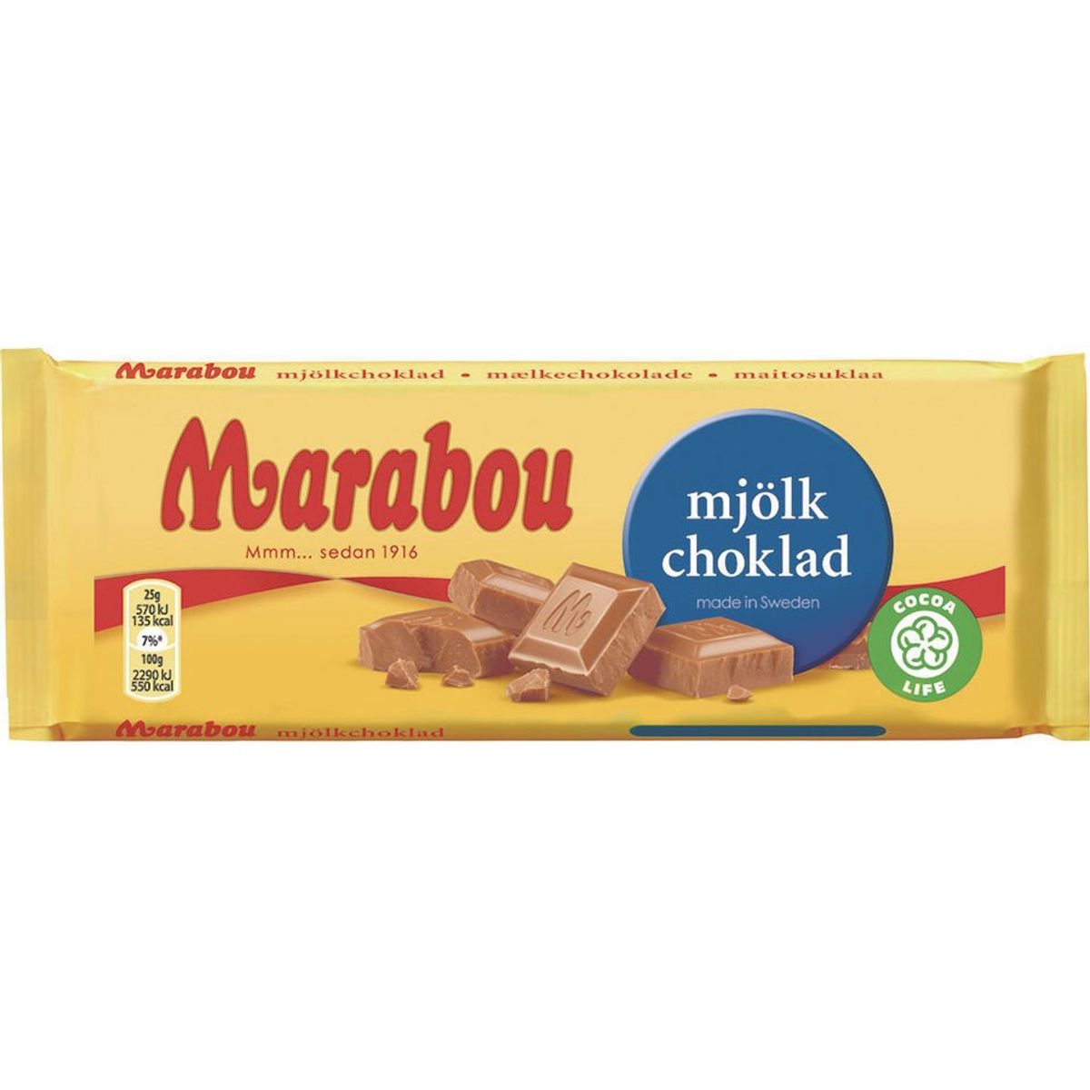 Marabou mælkechokolade 100g 24stk