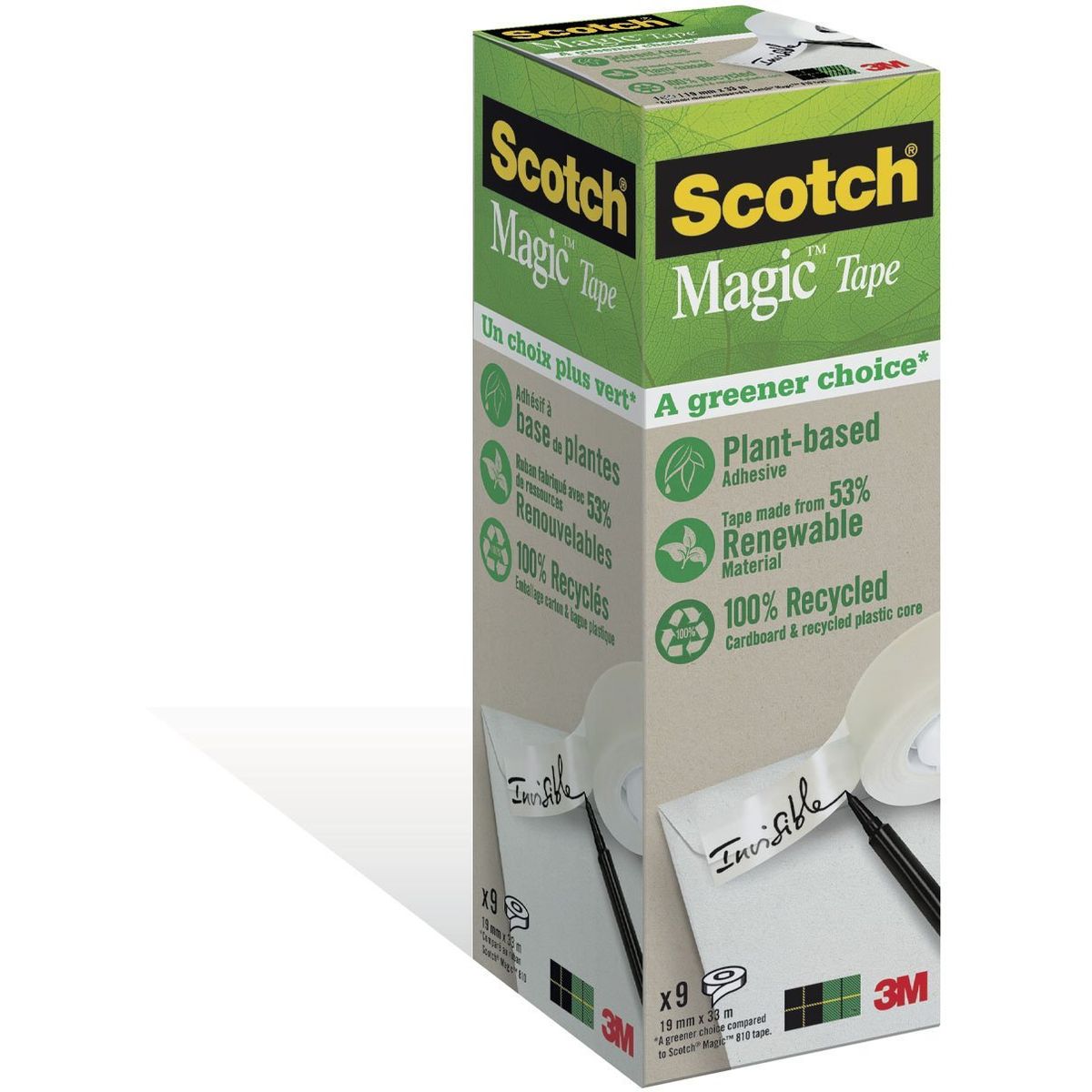 Scotch Magic 900 tape 19mmx33m hvid 9rl