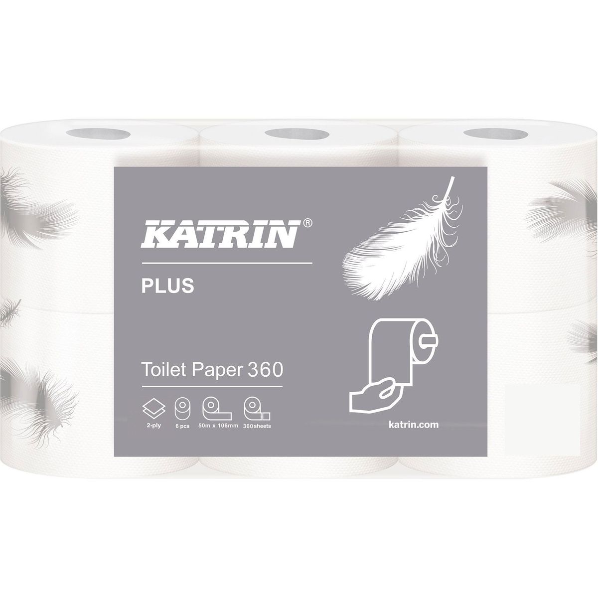 Katrin Plus 181003 2lags toiletpapir 42 ruller