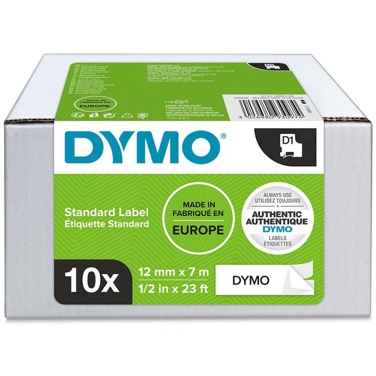 Dymo D1 standard tapekasette