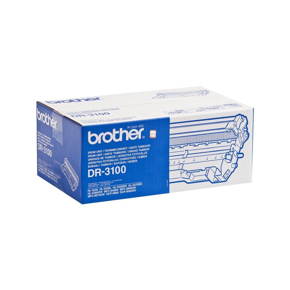 Brother DR-3100 Sort Tromle, 25.000 sider