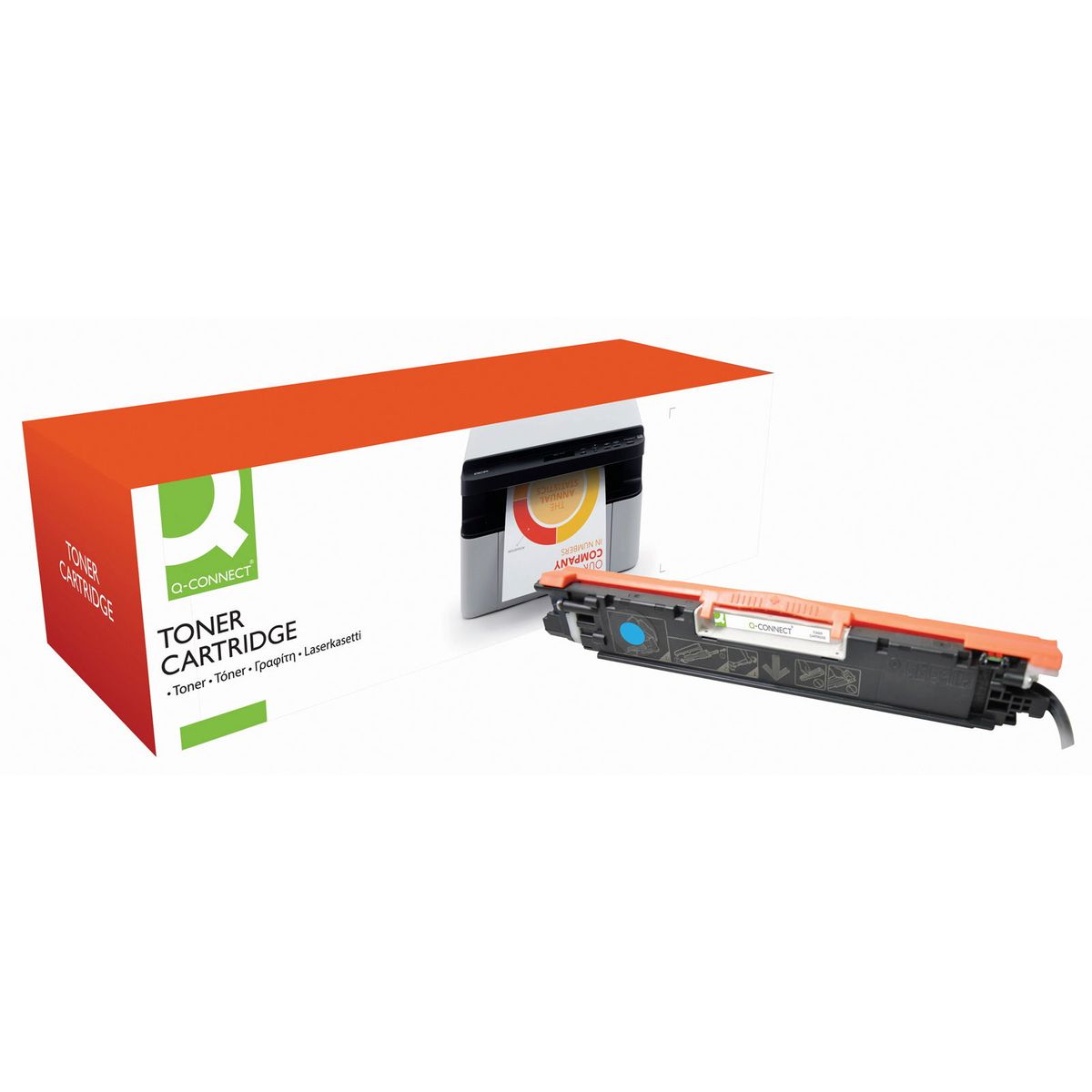 Q-connect 729C 4369B002AA lasertoner cyan 1000 sider