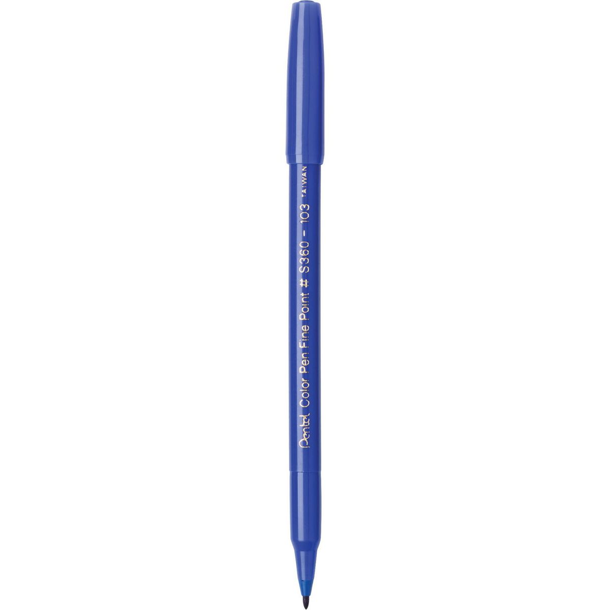 Pentel S360 fiberpen blå