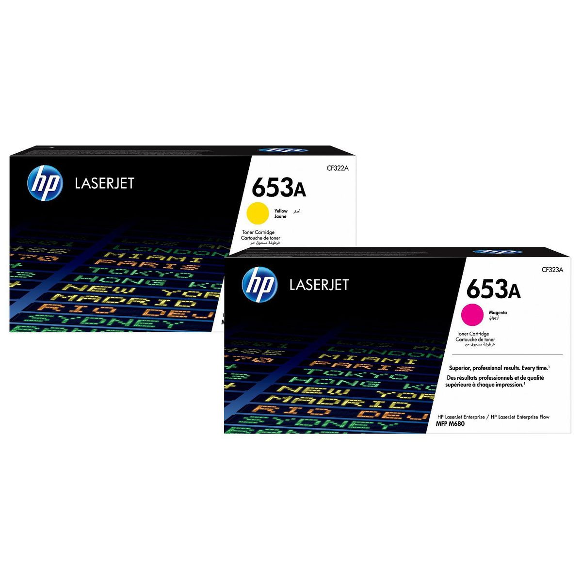 HP 653A CF322A Gul Lasertoner, 16.500 sider