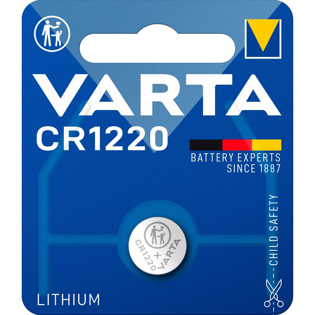 VARTA knapcellebatteri CR1220 1 stk