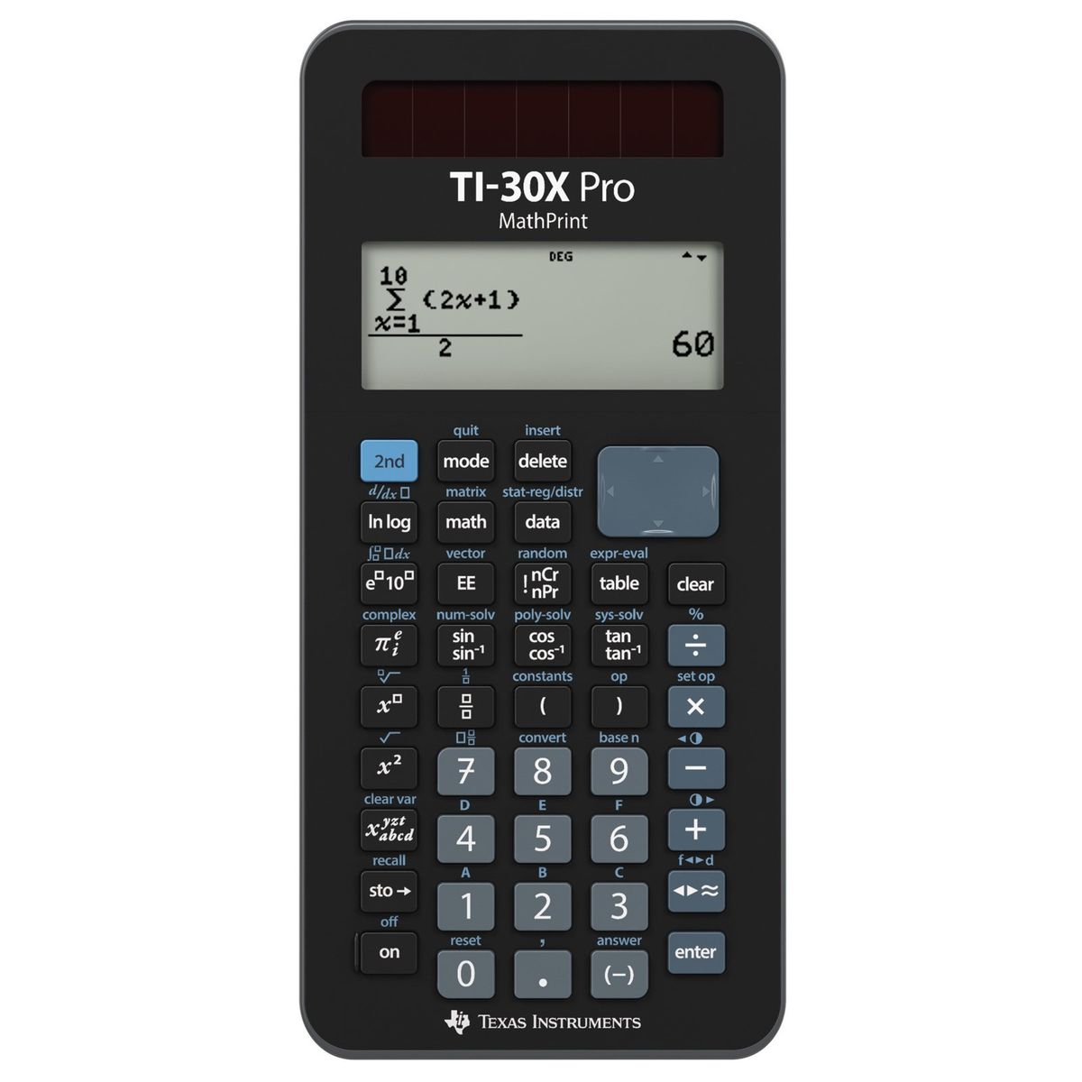 Texas TI-30X Pro MathPrint lommeregner