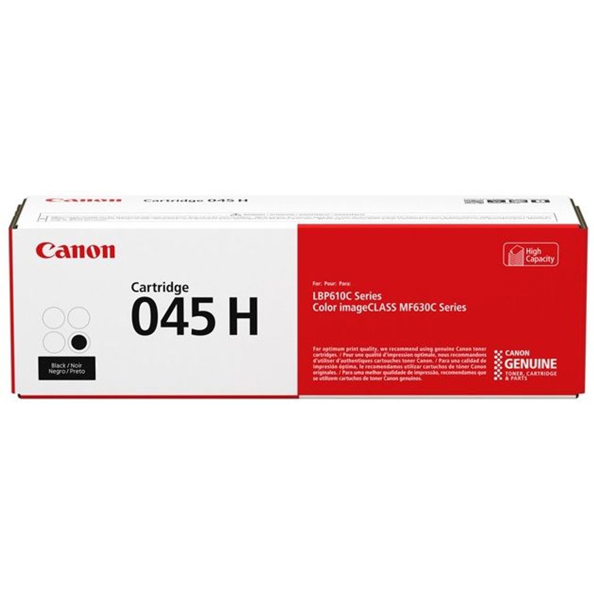 Canon 045H 1246C002 sort lasertoner, 2.200 sider