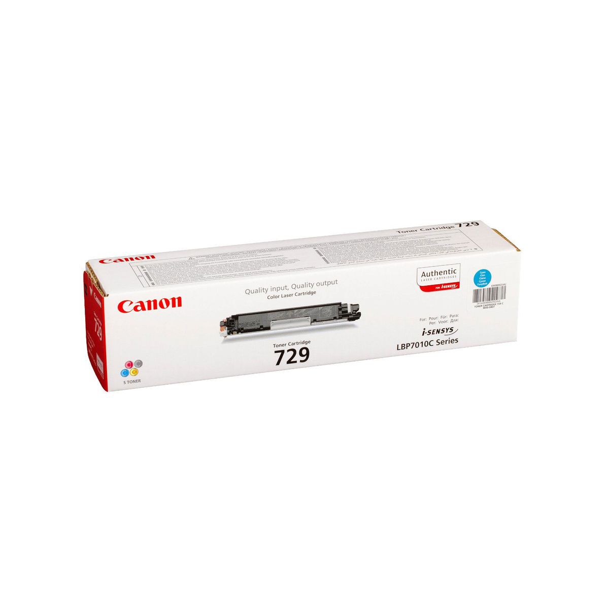 Canon 729 4369B002AA Cyan Lasertoner, 1.000 sider