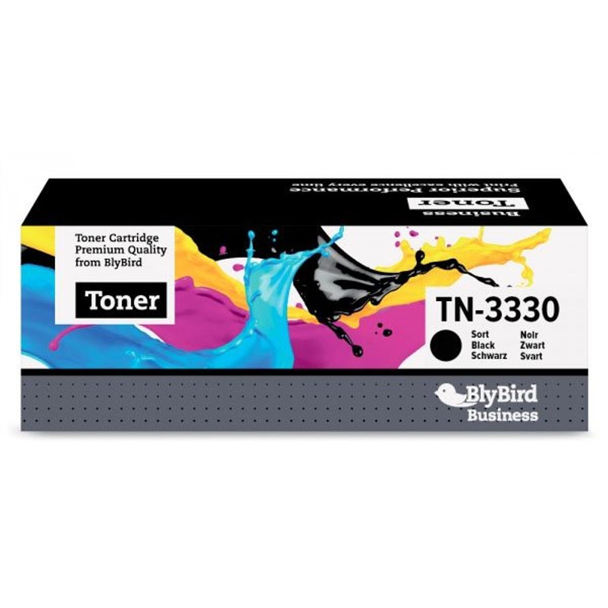 BlyBird TN-3330 Sort Lasertoner, 3.000 sider