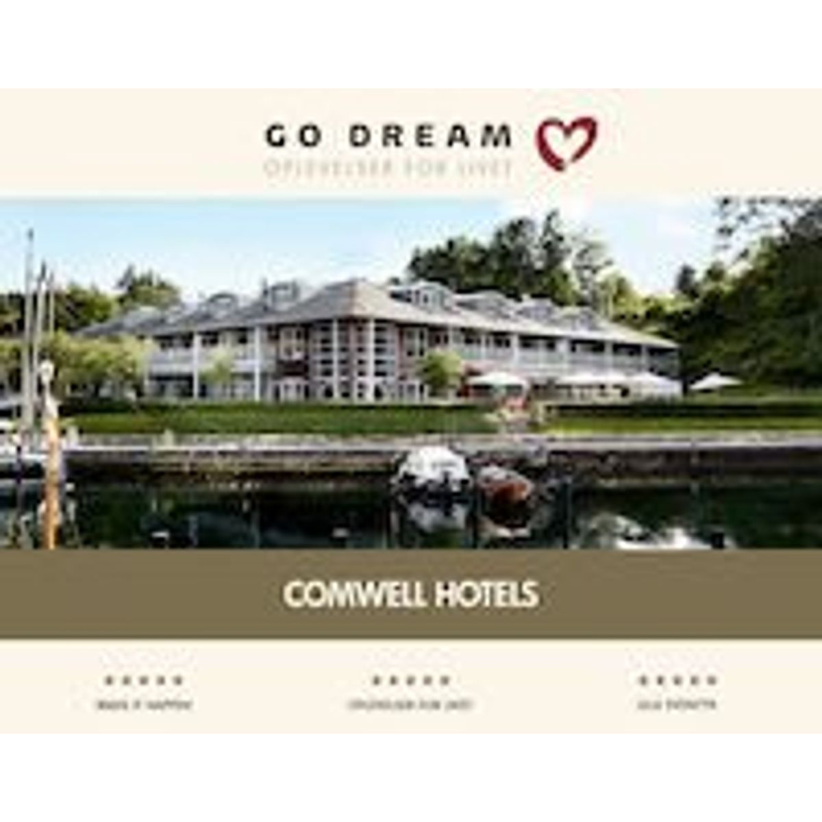 GoDream gavekort Comwell Hotels