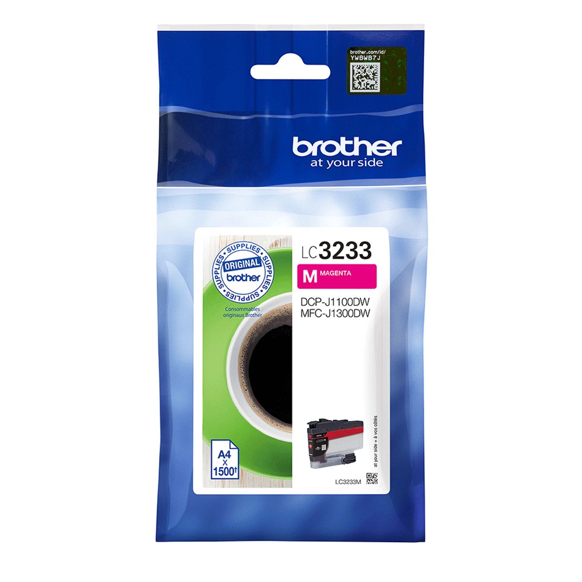 Brother LC3235XLM Magenta Blækpatron, 5.000 sider