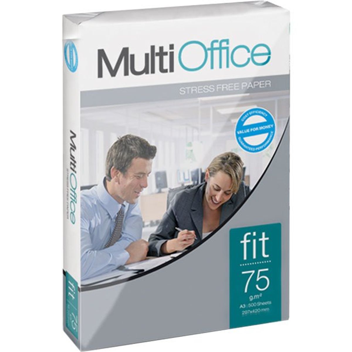 Multioffice kopipapir A4 75 g 500 ark hvid