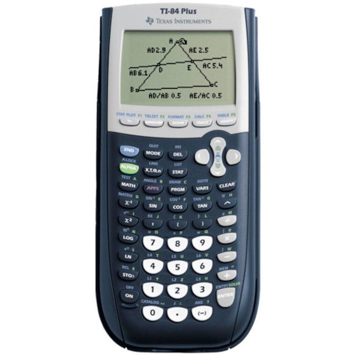 Texas TI-84 PLUS grafregner blå