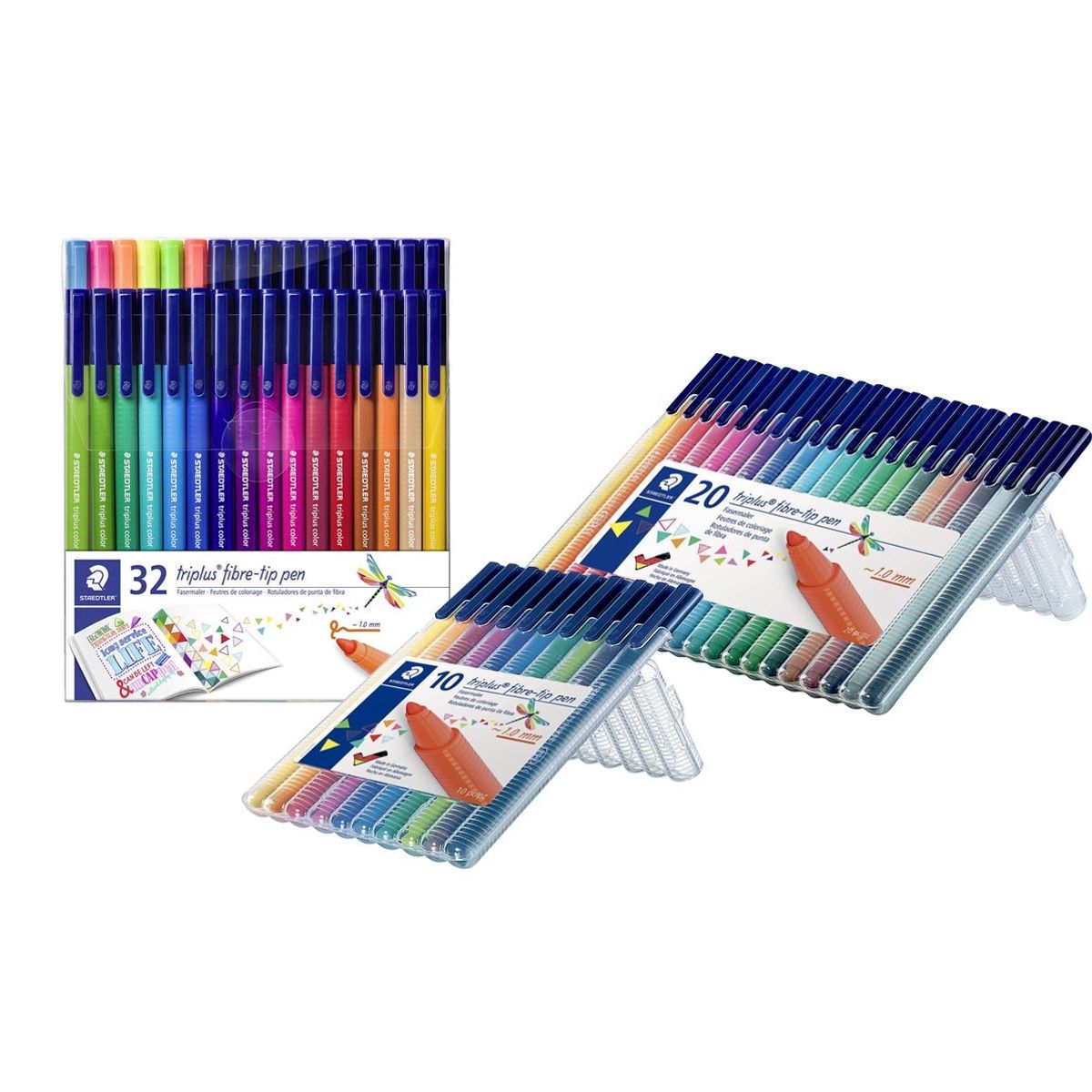 Staedtler Triplus Color 323 fiberpenne 1,0mm 20 farver