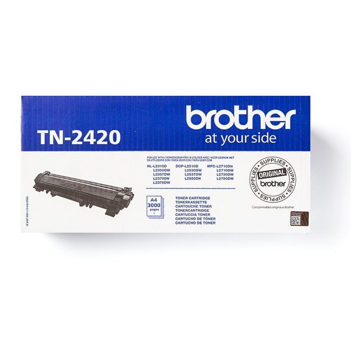 Brother TN-2420 Sort Lasertoner, 3.000 sider