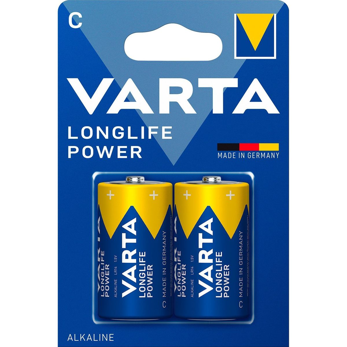 VARTA LongLife Power batteri C/LR14 1.5 v 2 stk