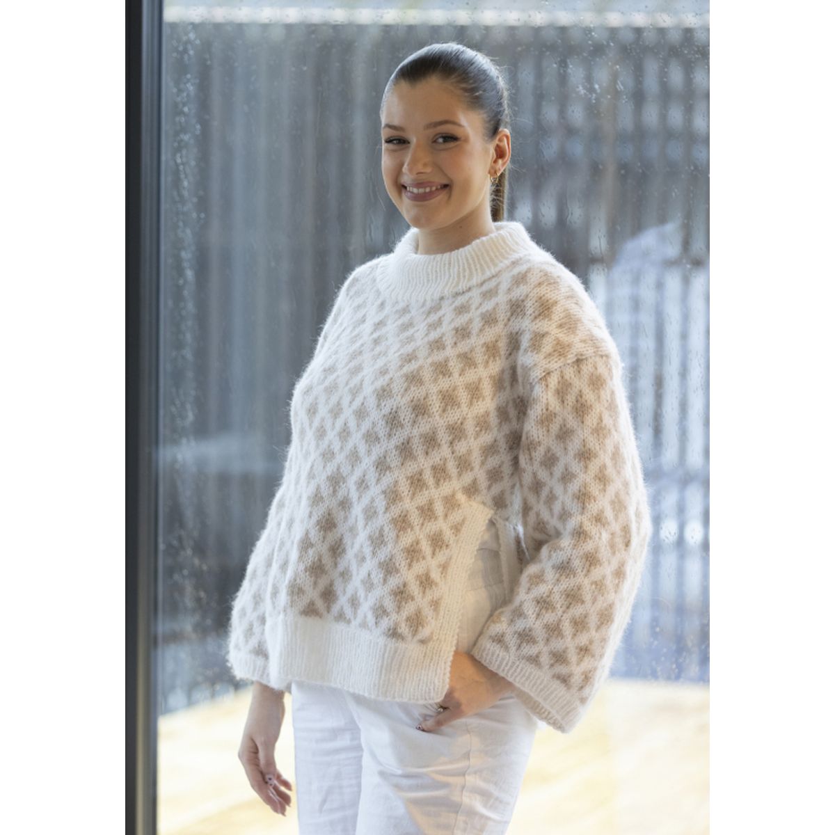 "Mølle" Genser, kort - Viking Design 2400-3 Kit - XS-XL - Viking Alpaca Bris, fra Viking