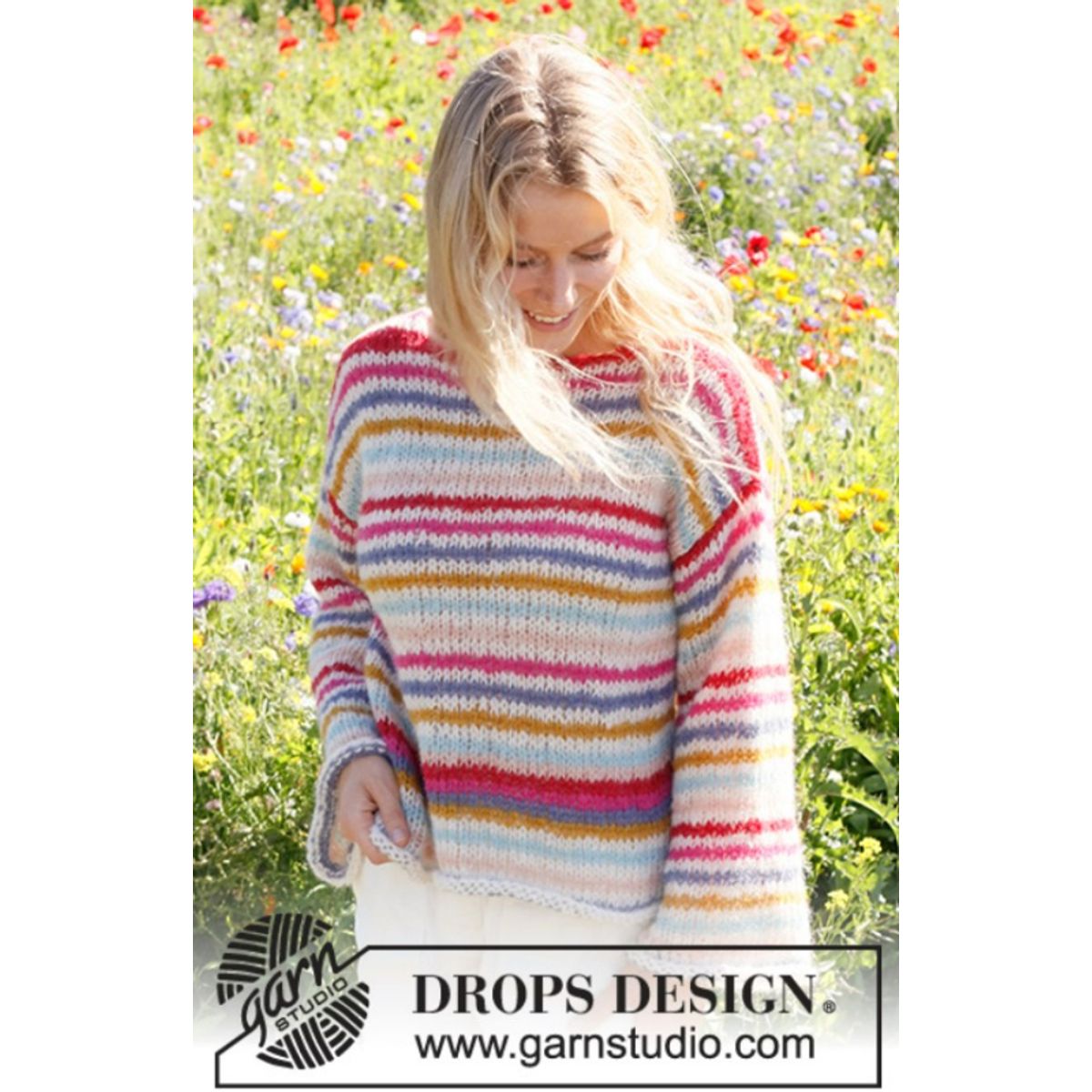 231-2 Candy Stripes by DROPS Design, fra Viking