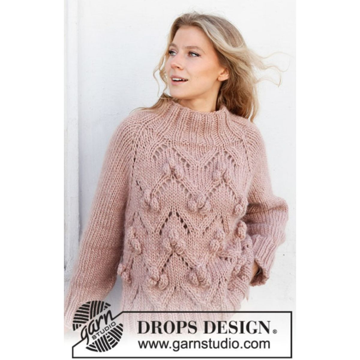 227-24 Rosé Bubbles by DROPS Design, fra Viking