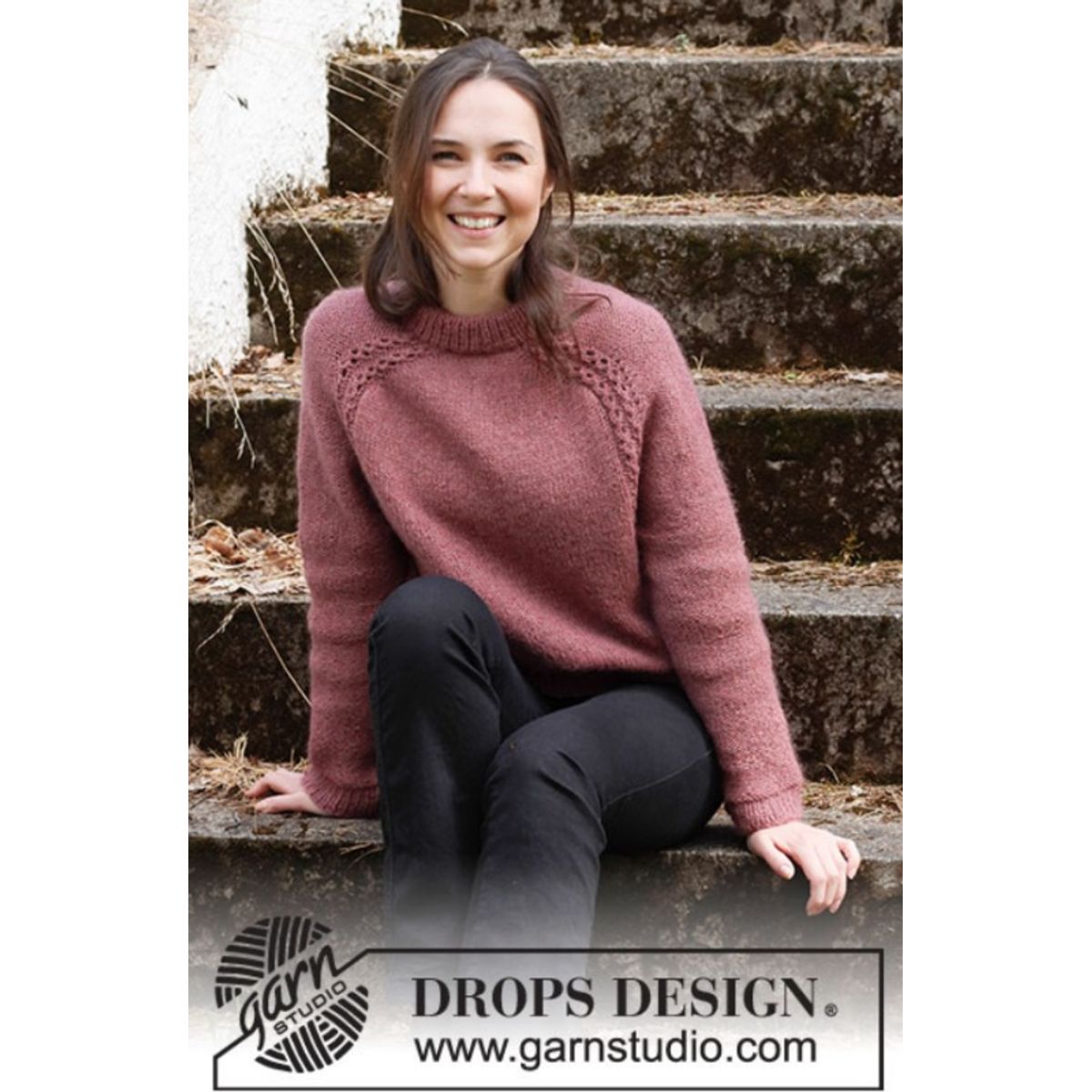 218-11 Alpenglow Sweater by DROPS Design, fra Viking