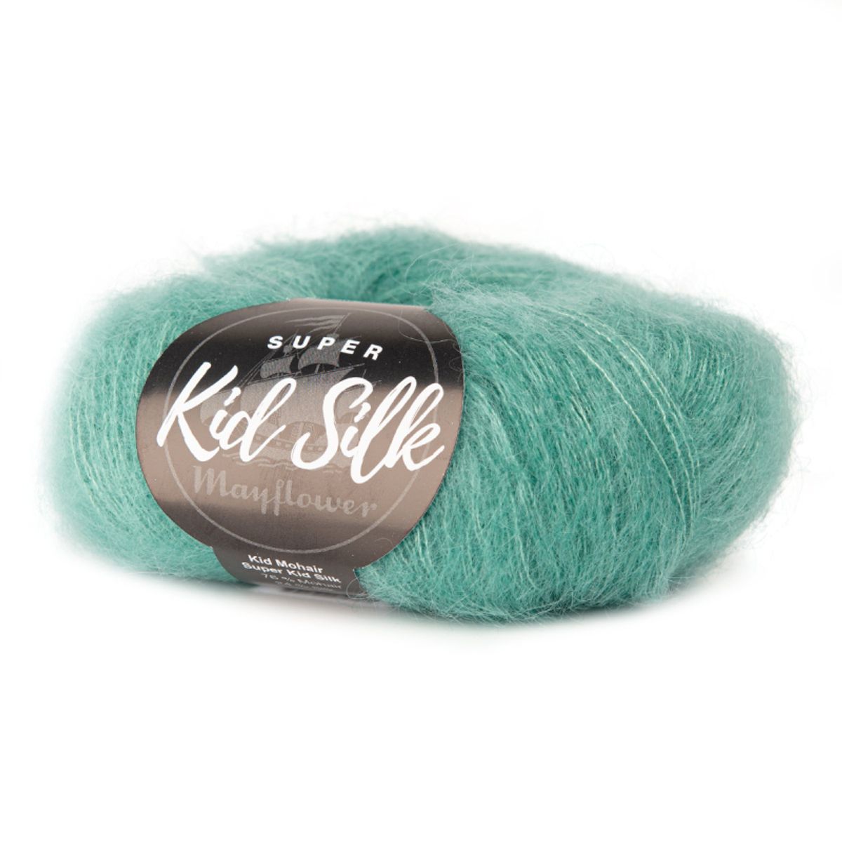 Mayflower Super Kid Silk - Søgrøn 49, Mohair/Silk, fra Mayflower