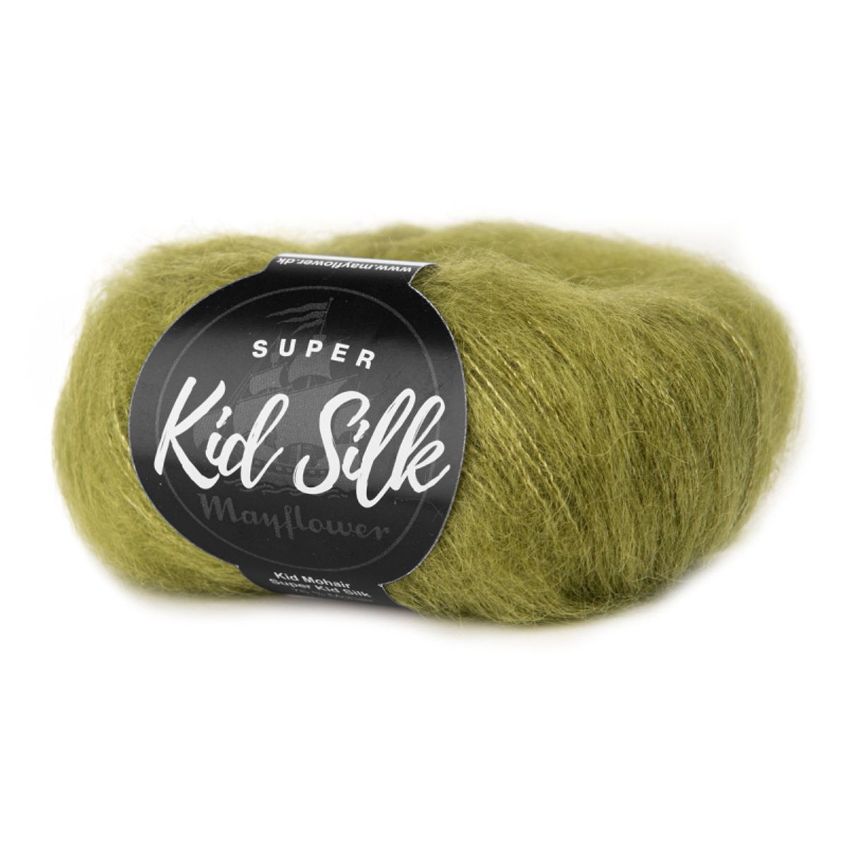 Mayflower Super Kid Silk - Pesto 50, Mohair/Silk, fra Mayflower