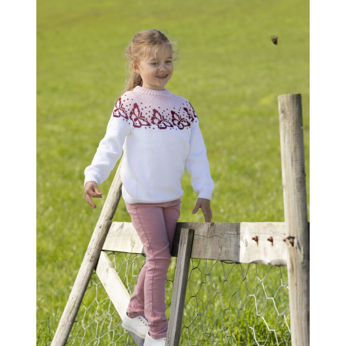 "Aurora" Genser - Viking Design 2019-1 Kit - 2-12 År - Viking Bamboo, fra Viking