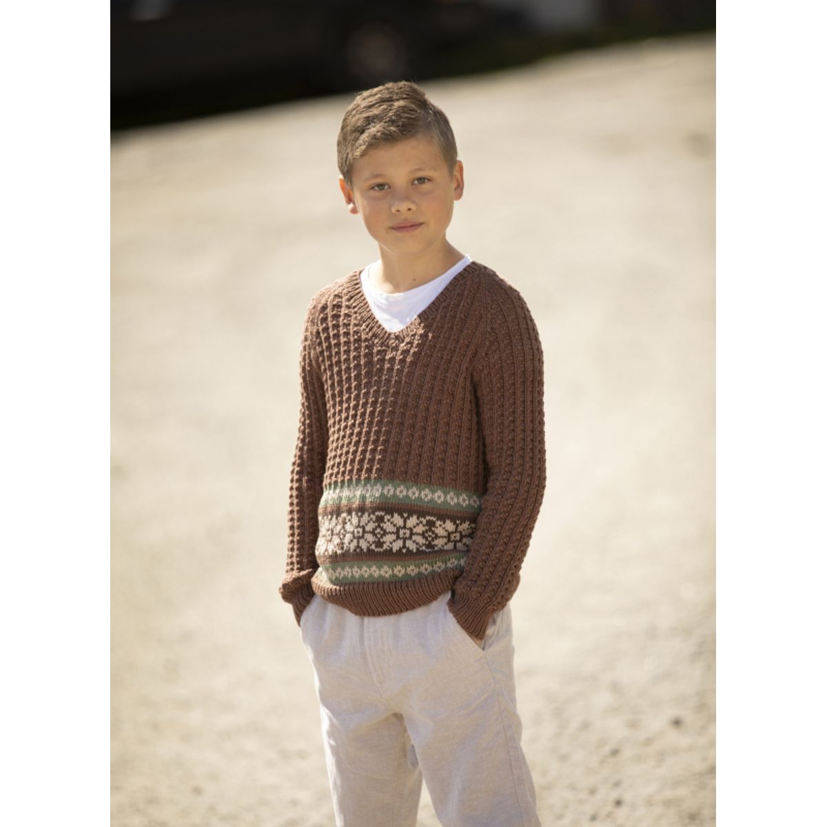 "Albert" Genser - Viking Design 2019-5 Kit - 2-12 År - Viking Bamboo, fra Viking