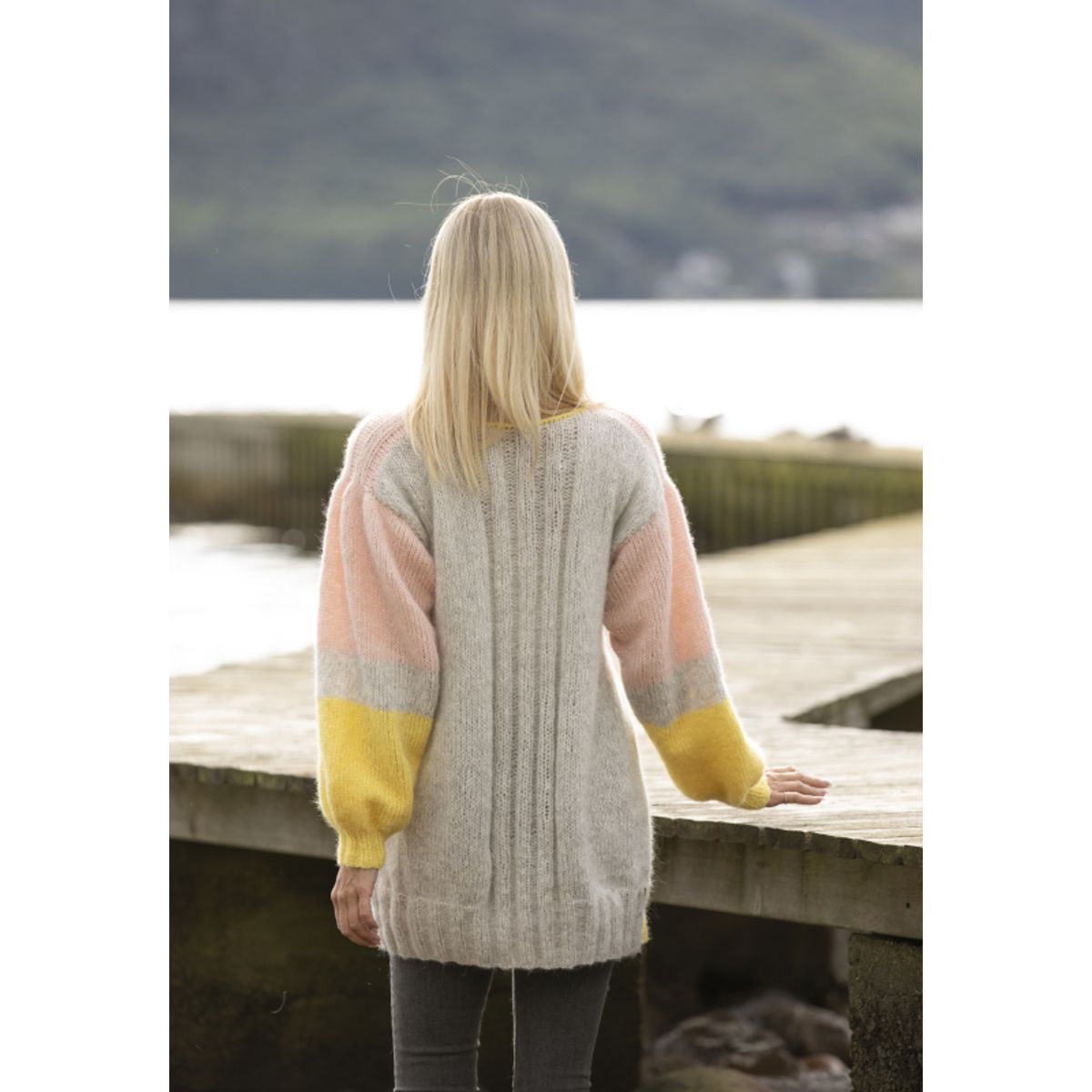 "Nyte" Jakke - Viking Design 2022-10A Kit - XS-XXL - Viking Alpaca Bris, fra Viking