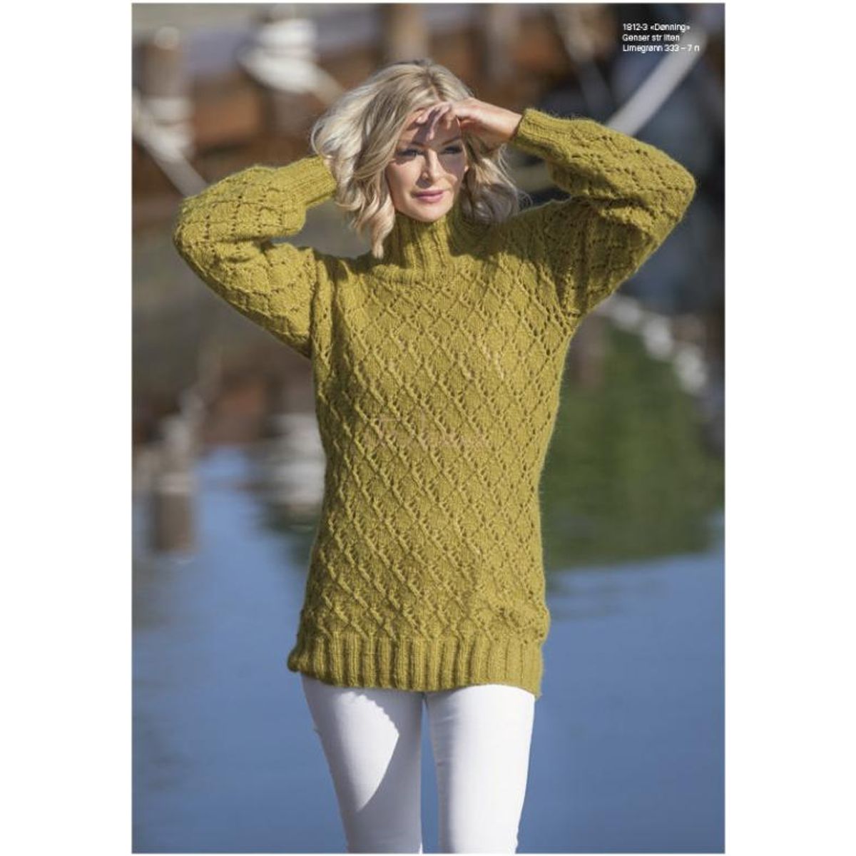 "Dønning" Genser - Viking Design 1812-3 Kit - XS-XL - Viking Alpaca Bris, fra Viking