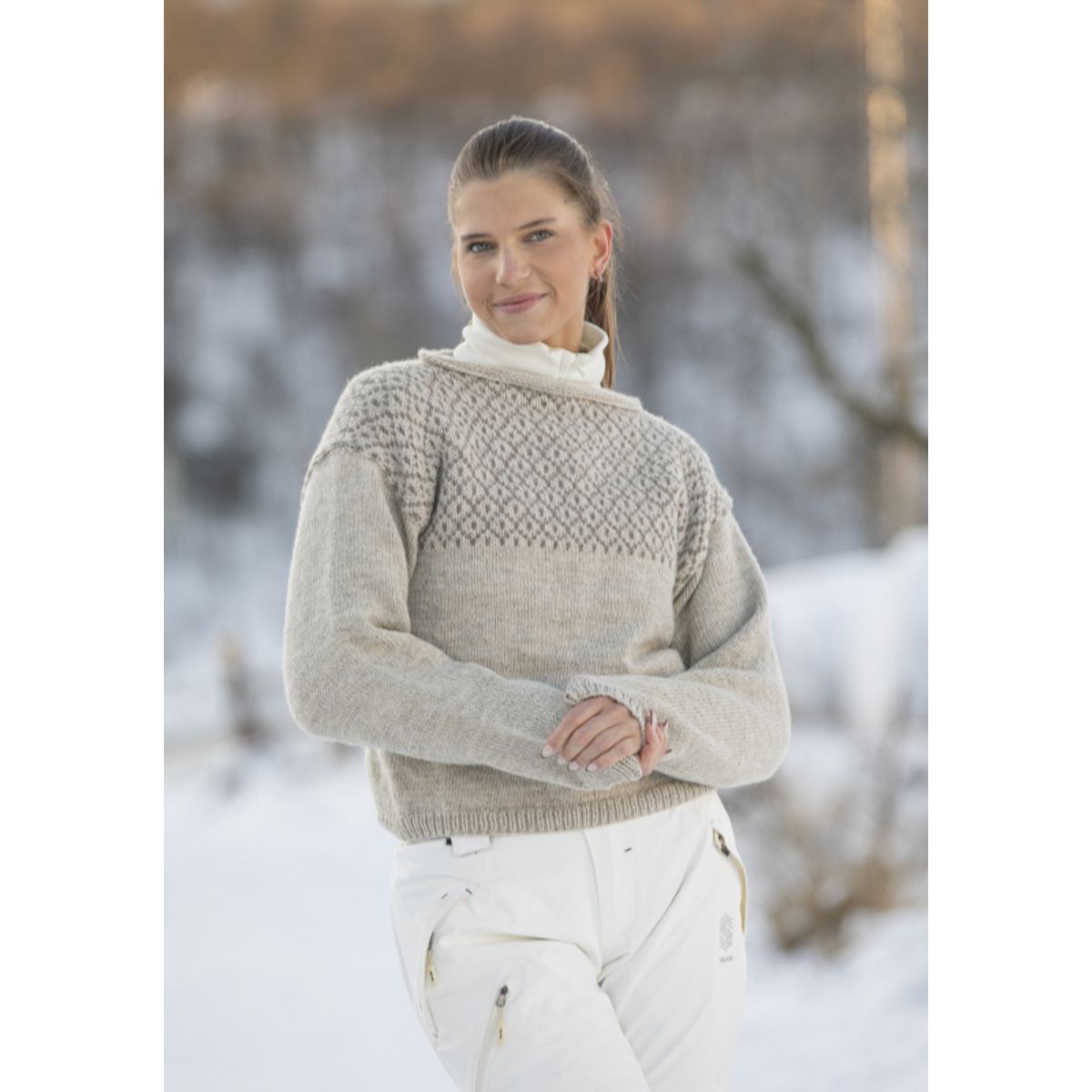 Genser - Viking Design 2108-6 Kit - XS-XXL - Viking Eco Highland Wool, fra Viking