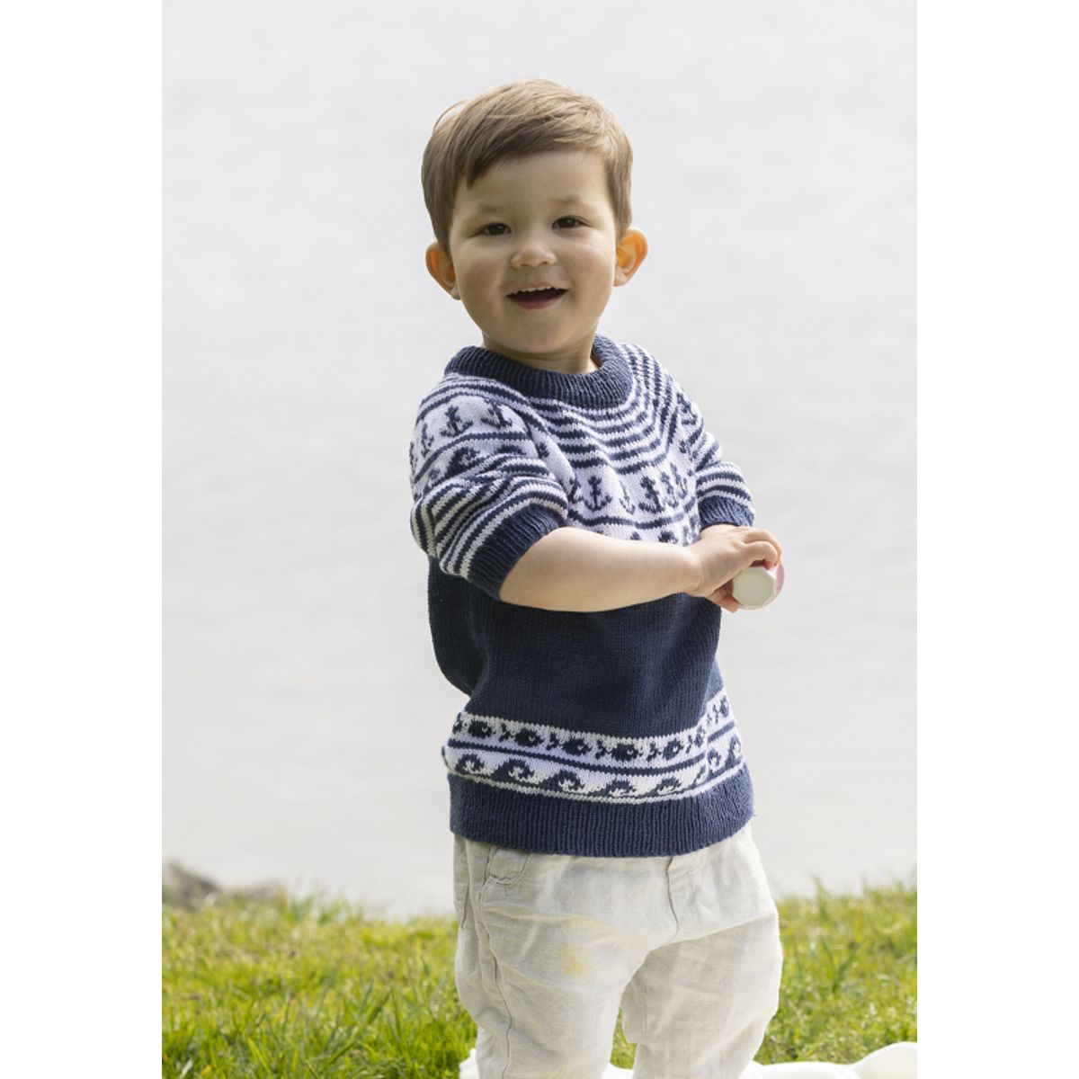 "Maritim" T-shirt- Viking Design 2323-2B Kit - 1 - 8år - Viking Bambino, fra Viking