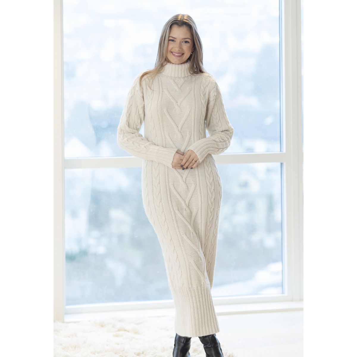 "Track" Kjole- Viking Design 2307-5 Kit - XS-XXL - Viking Alpaca Storm, fra Viking