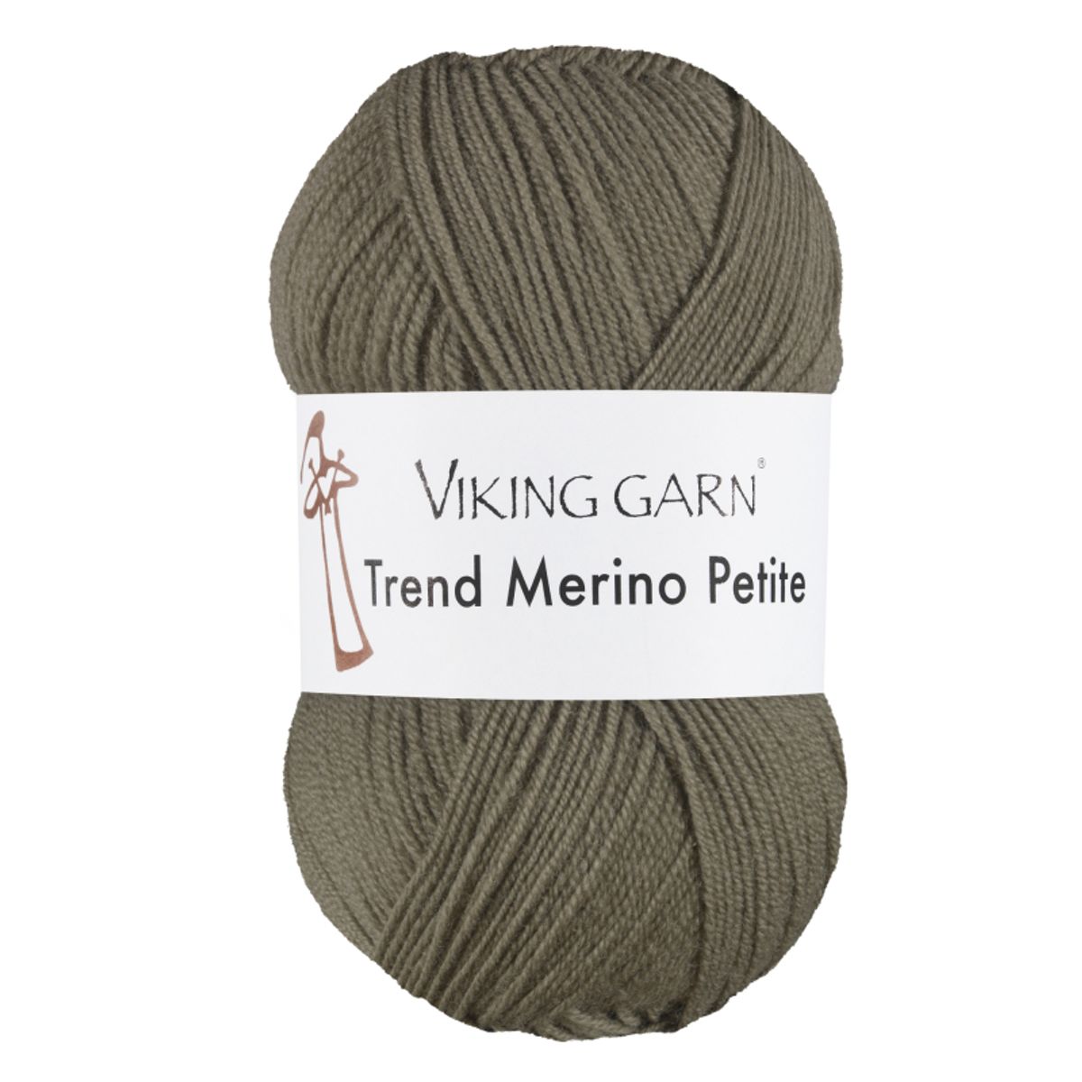 Viking Trend Merino Petite 333 Oliven, Merinould, fra Viking