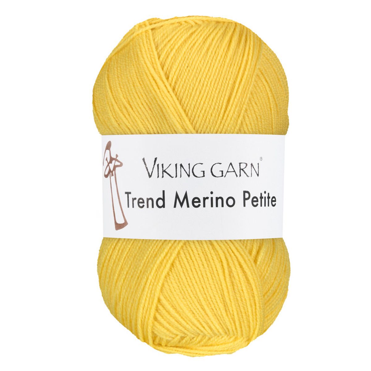 Viking Trend Merino Petite 340 Gul, Merinould, fra Viking