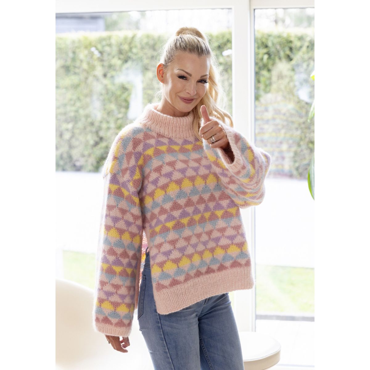 "Emilda" Genser - Viking Design 2416-3 Kit - XS-XL - Viking Alpaca Bris, fra Viking