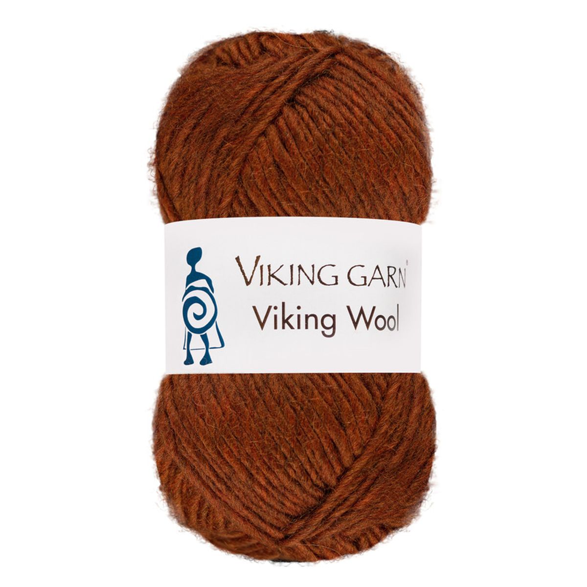 Viking Wool 553 Rust, Uldgarn, fra Viking