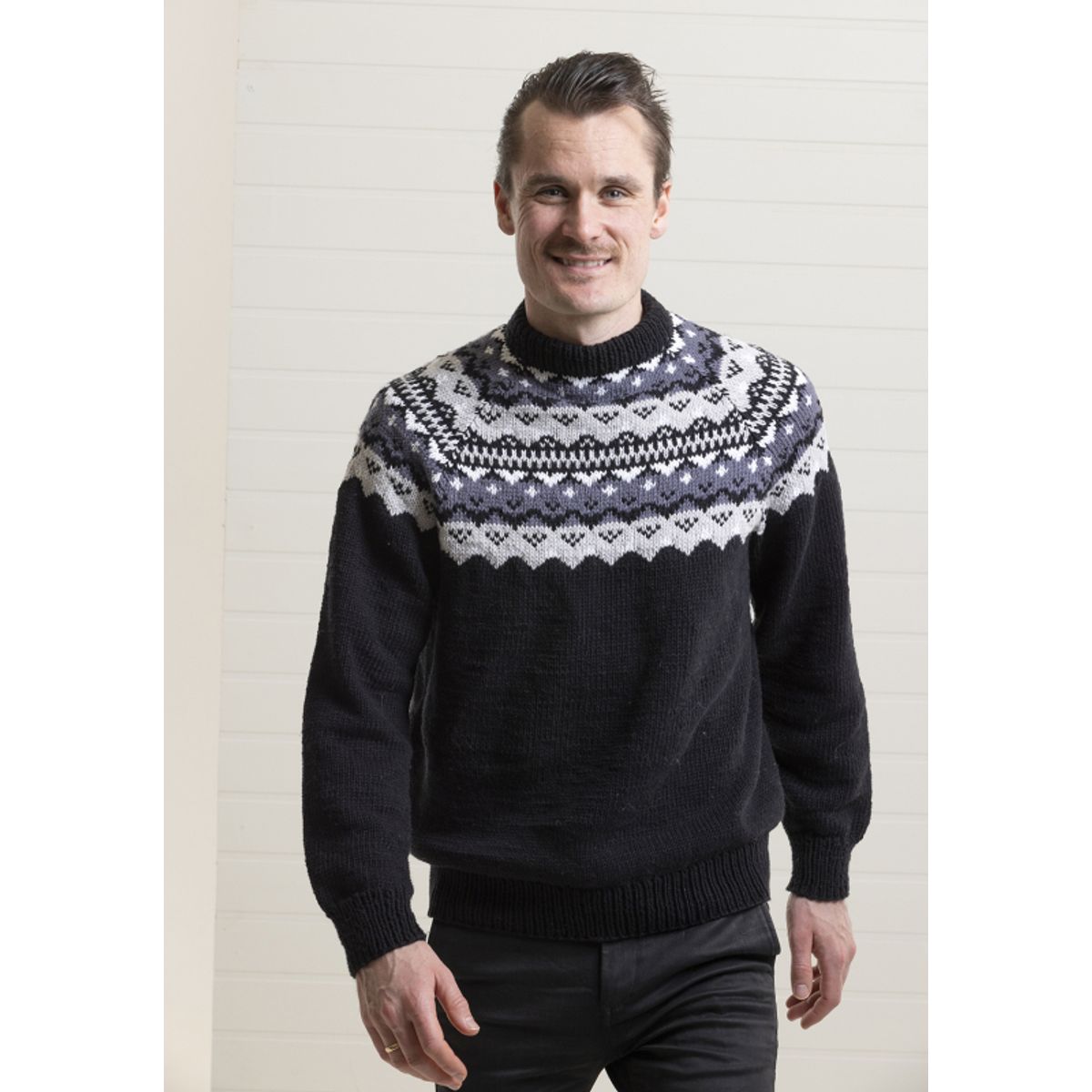 "Turt" genser- Viking Design 2315-6B Kit - XS-XXL - Viking Vår, fra Viking