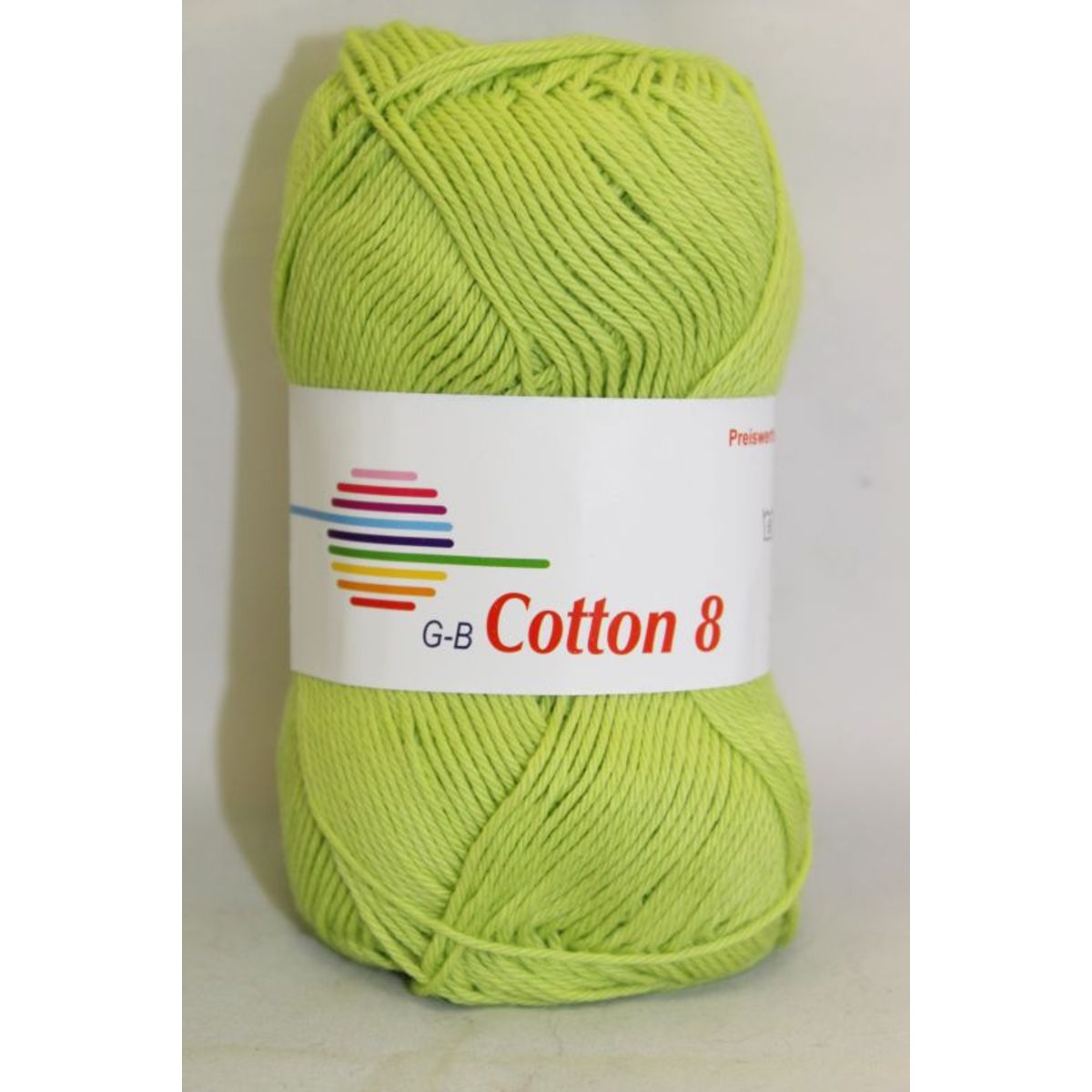 G-B Cotton 8/4 - 1840 Lemon, Bomuldsgarn, fra G-B Garn