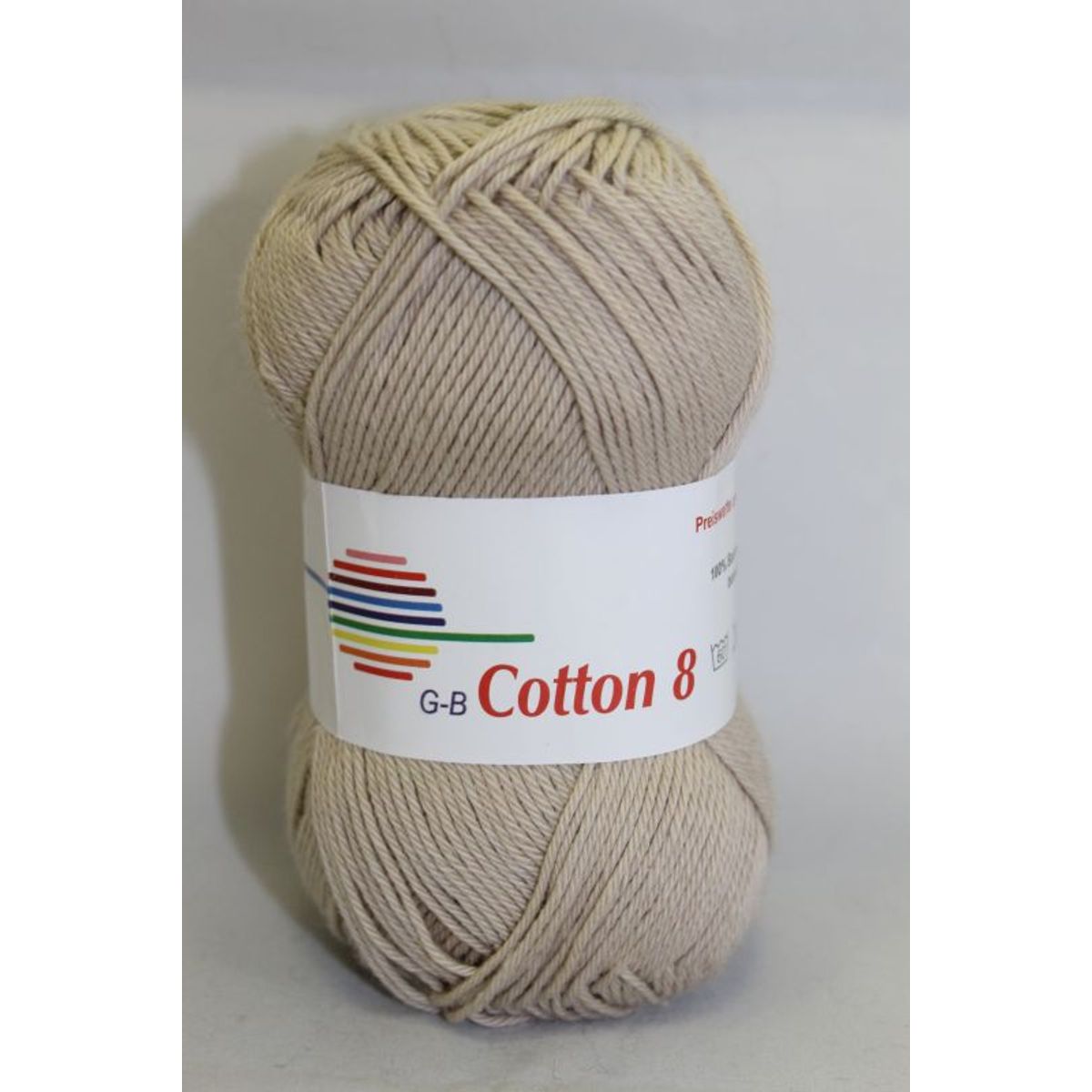 G-B Cotton 8/4 - 1530 Beige, Bomuldsgarn, fra G-B Garn