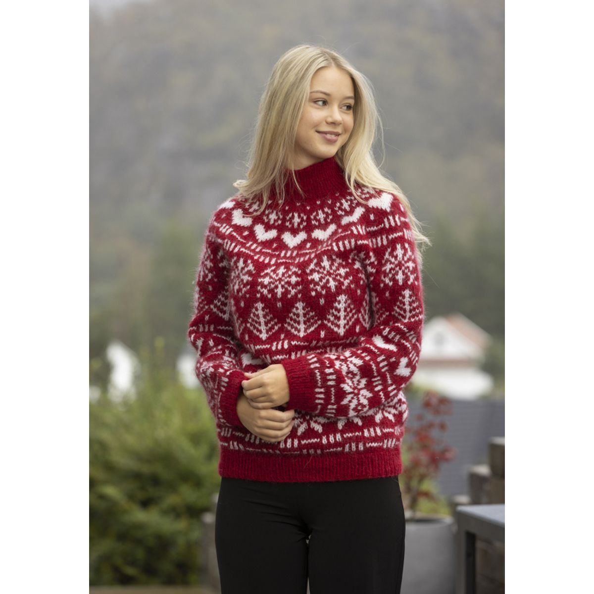 "Fillipa" Genser - Viking Design 2334-5 Kit - XS-XXL - Viking Alpaca Bris, fra Viking